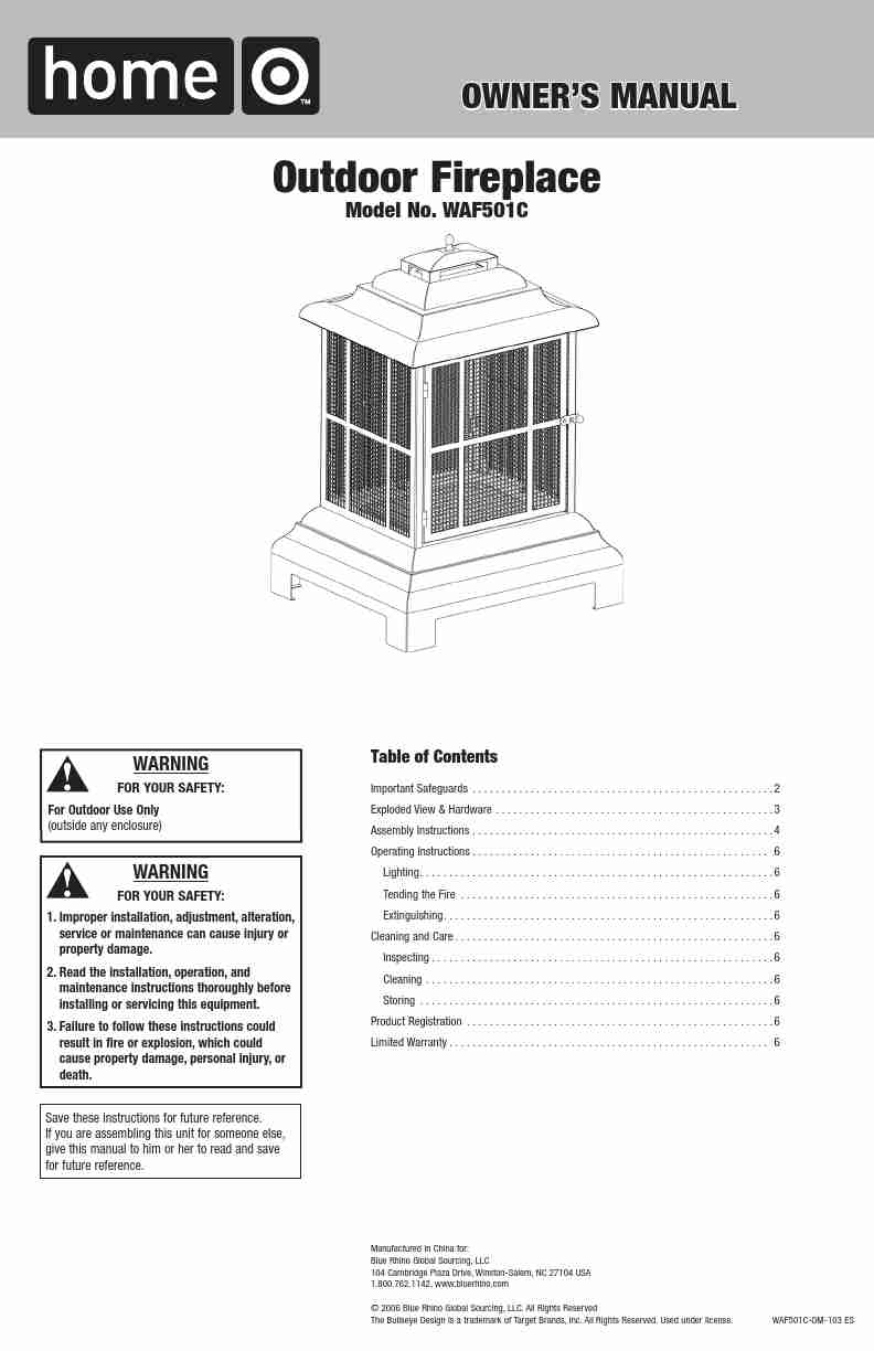 Blue Rhino Outdoor Fireplace WAF501C-page_pdf
